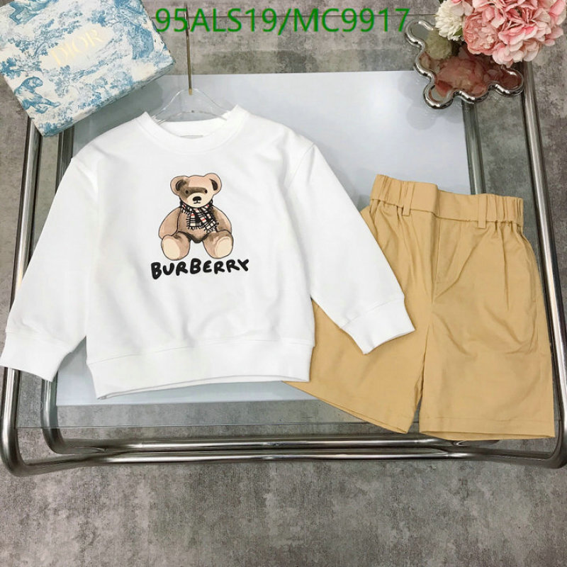 Burberry-Kids Clothing Code: MC9917 $: 95USD