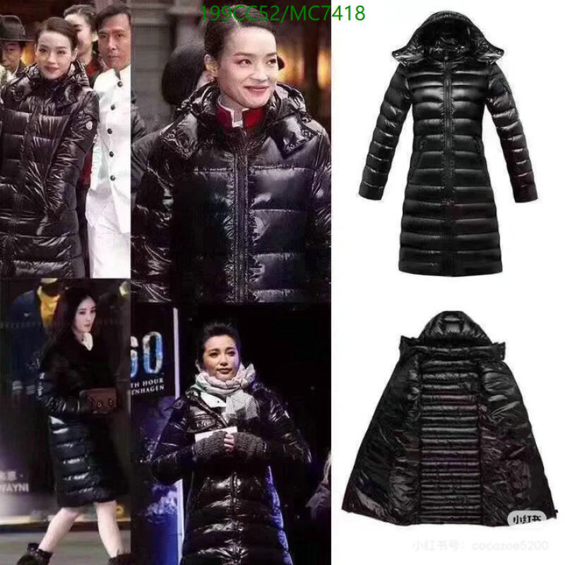 Moncler-Down jacket Women Code: MC7418 $: 199USD