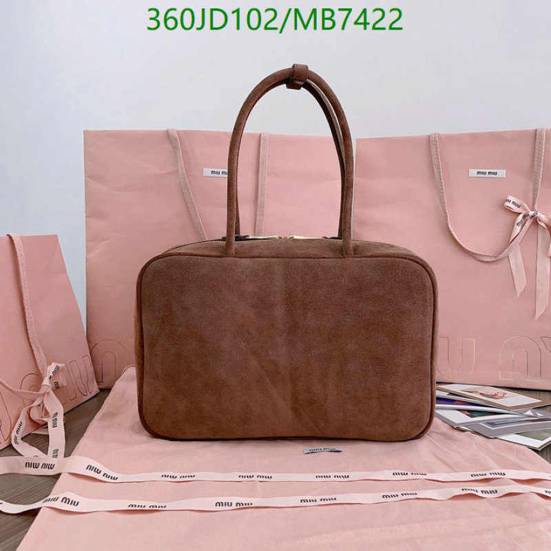 Miu Miu-Bag-Mirror Quality Code: MB7422 $: 360USD
