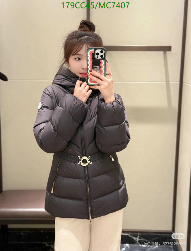 Moncler-Down jacket Women Code: MC7407 $: 179USD