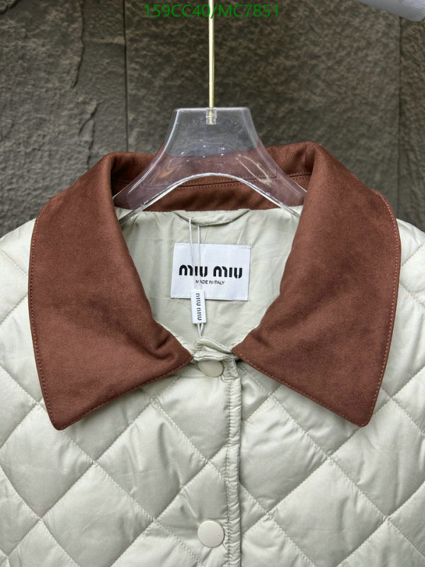 Miu Miu-Down jacket Women Code: MC7851 $: 159USD