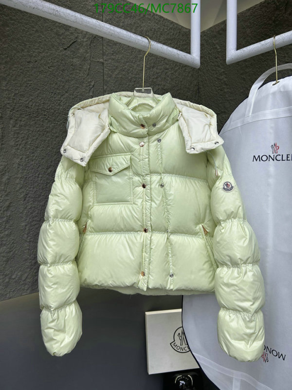 Moncler-Down jacket Women Code: MC7867 $: 179USD