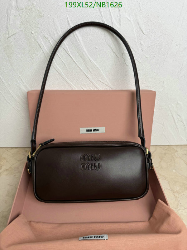Miu Miu-Bag-Mirror Quality Code: NB1626 $: 199USD