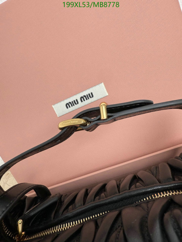 Miu Miu-Bag-Mirror Quality Code: MB8778 $: 199USD