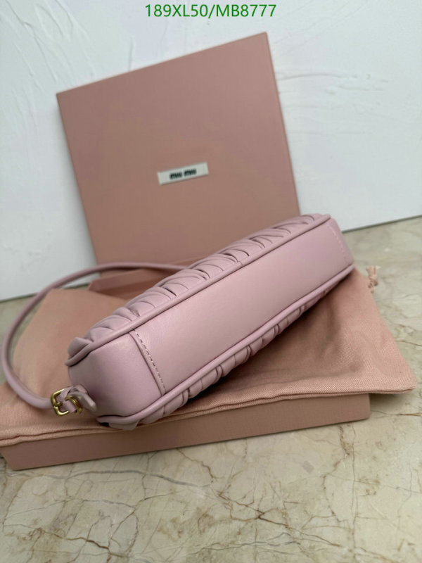 Miu Miu-Bag-Mirror Quality Code: MB8777 $: 189USD