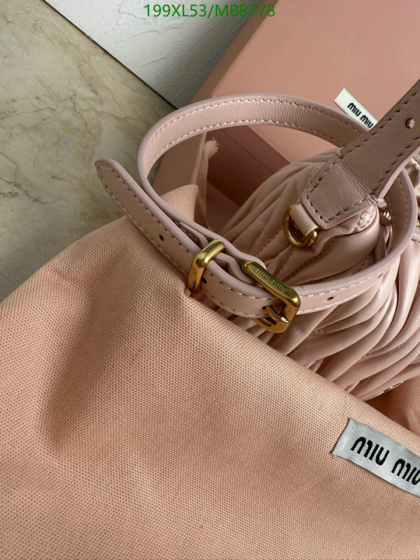 Miu Miu-Bag-Mirror Quality Code: MB8778 $: 199USD