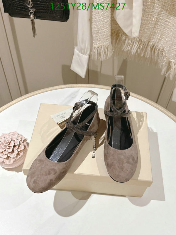 Brunello Cucinelli-Women Shoes Code: MS7427 $: 125USD