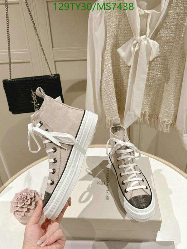Brunello Cucinelli-Women Shoes Code: MS7438 $: 129USD