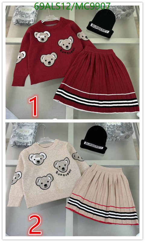 Burberry-Kids Clothing Code: MC9907 $: 69USD