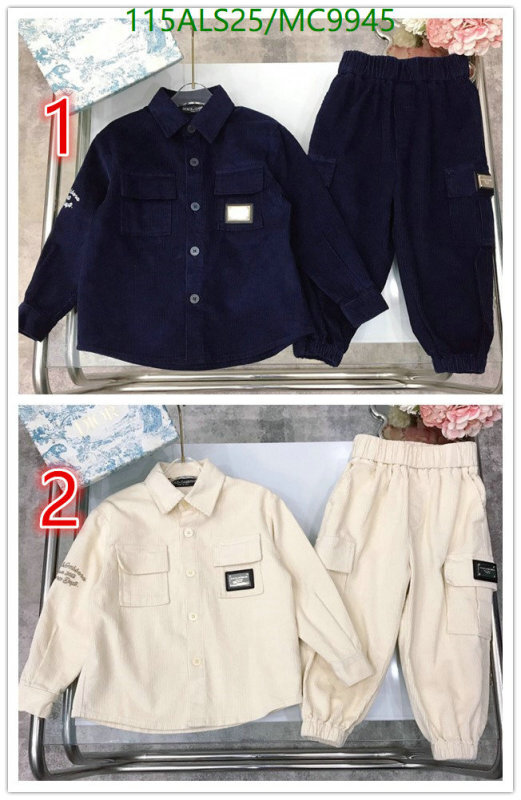 D&G-Kids Clothing Code: MC9945 $: 115USD