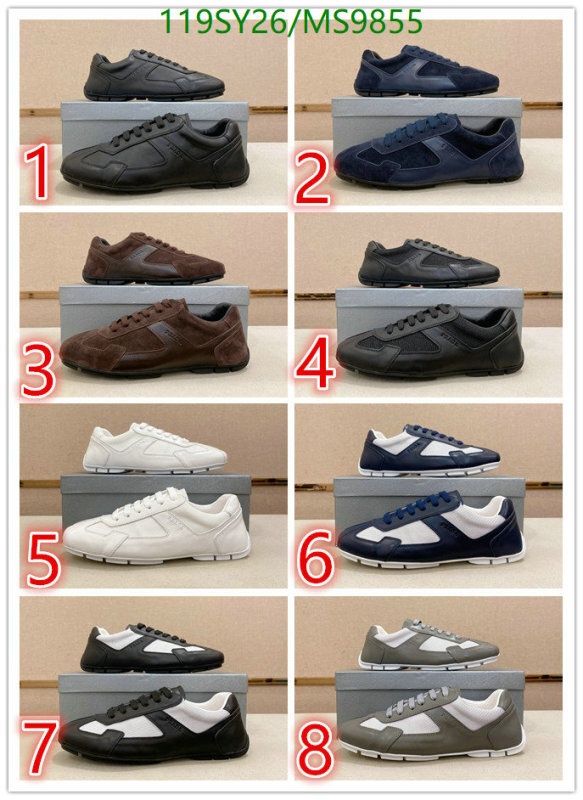 Prada-Men shoes Code: MS9855 $: 119USD
