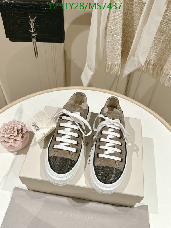 Brunello Cucinelli-Women Shoes Code: MS7437 $: 125USD