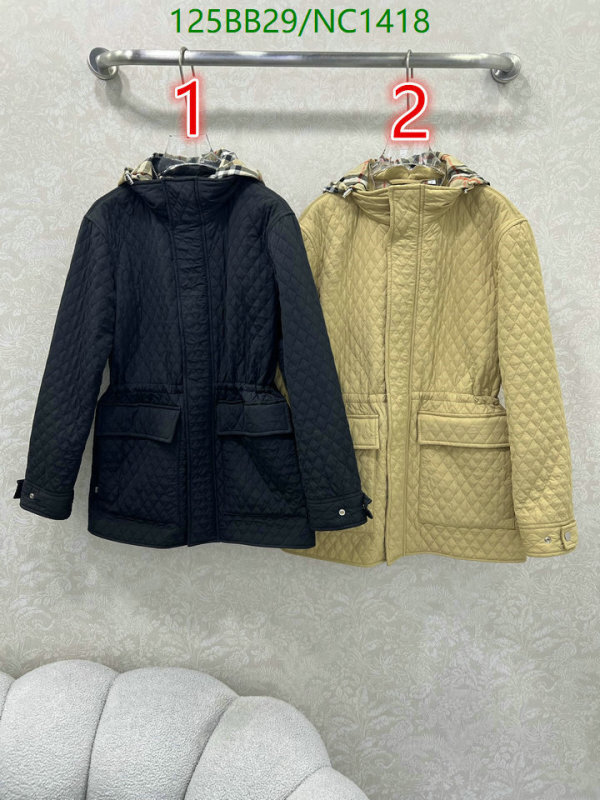 Burberry-Down jacket Women Code: NC1418 $: 125USD