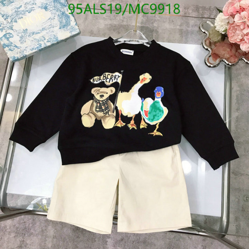Burberry-Kids Clothing Code: MC9918 $: 95USD