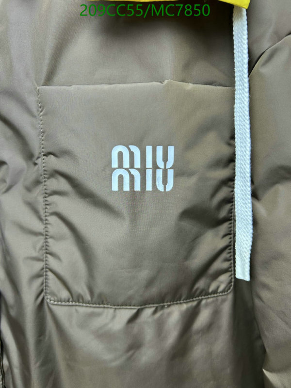 Miu Miu-Down jacket Women Code: MC7850 $: 209USD