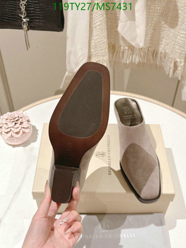Brunello Cucinelli-Women Shoes Code: MS7431 $: 119USD