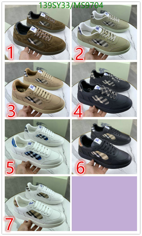 Burberry-Men shoes Code: MS9704 $: 139USD