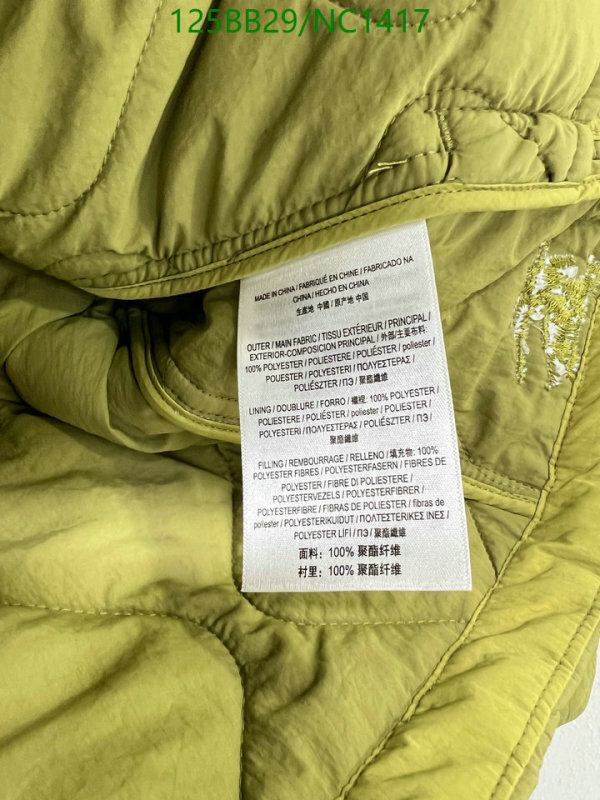 Burberry-Down jacket Women Code: NC1417 $: 125USD