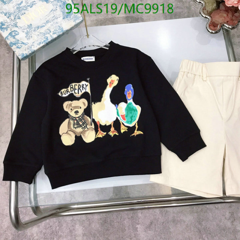 Burberry-Kids Clothing Code: MC9918 $: 95USD