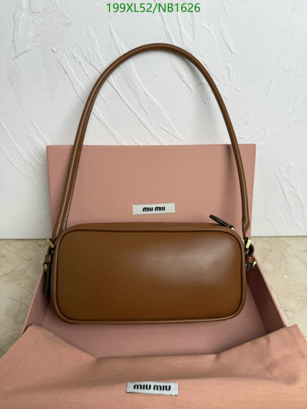 Miu Miu-Bag-Mirror Quality Code: NB1626 $: 199USD
