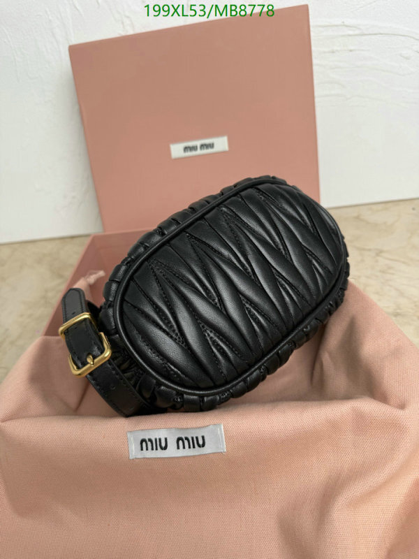 Miu Miu-Bag-Mirror Quality Code: MB8778 $: 199USD