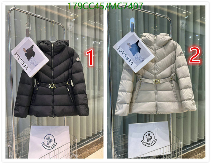 Moncler-Down jacket Women Code: MC7407 $: 179USD