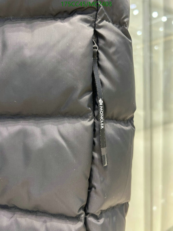 Moncler-Down jacket Men Code: MC7403 $: 175USD