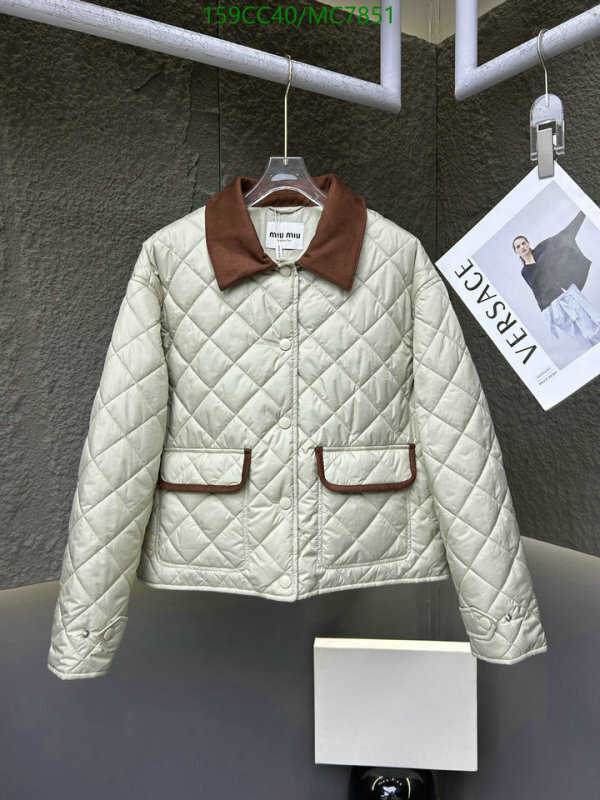 Miu Miu-Down jacket Women Code: MC7851 $: 159USD