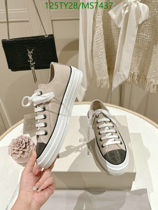 Brunello Cucinelli-Women Shoes Code: MS7437 $: 125USD