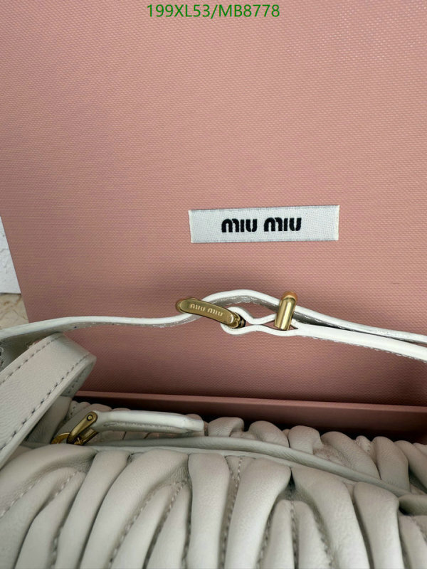 Miu Miu-Bag-Mirror Quality Code: MB8778 $: 199USD