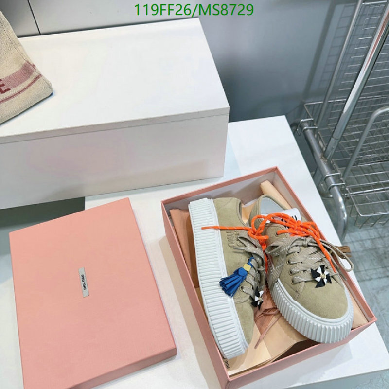 Miu Miu-Women Shoes Code: MS8729 $: 119USD