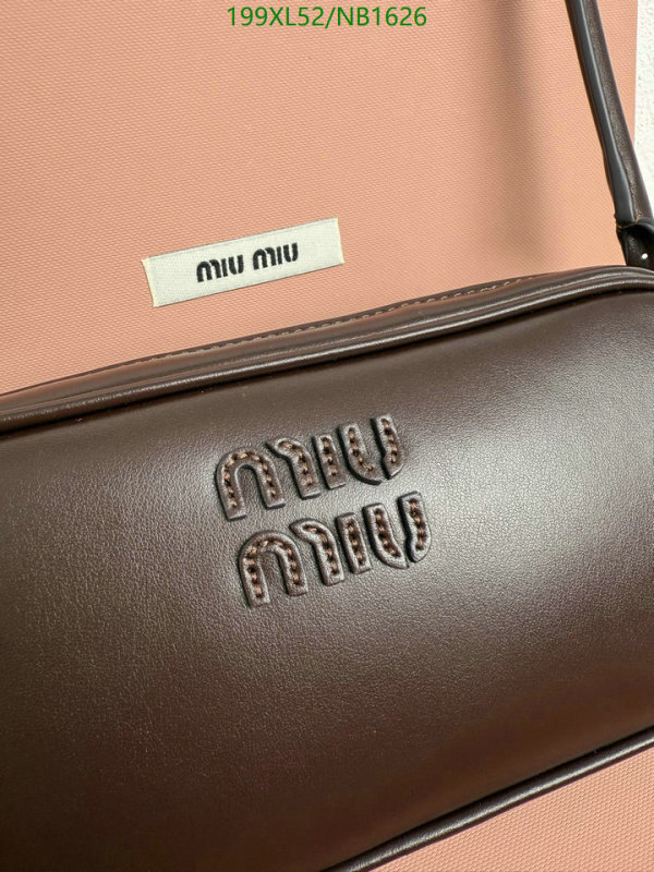 Miu Miu-Bag-Mirror Quality Code: NB1626 $: 199USD