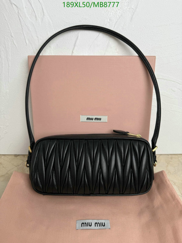 Miu Miu-Bag-Mirror Quality Code: MB8777 $: 189USD