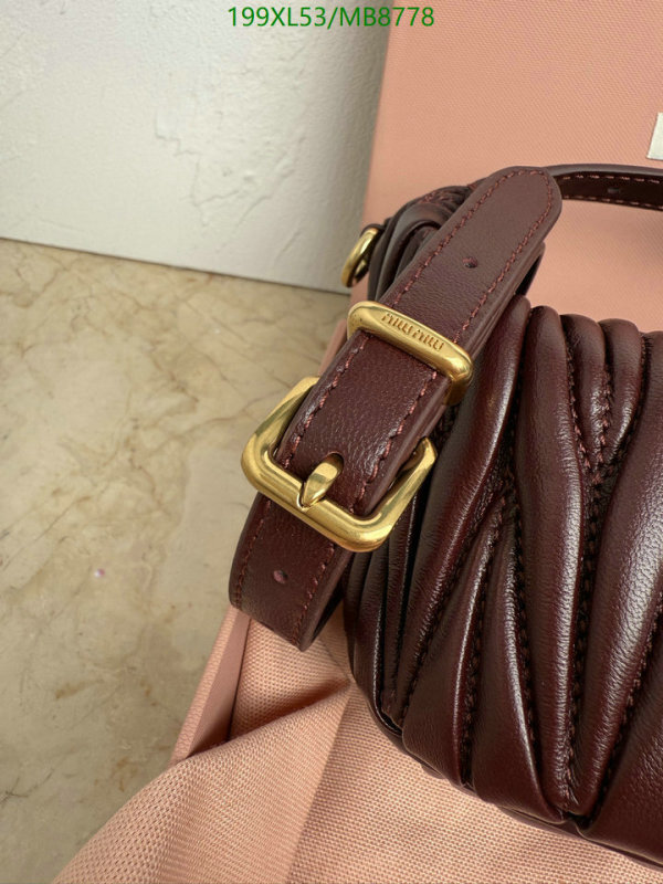 Miu Miu-Bag-Mirror Quality Code: MB8778 $: 199USD