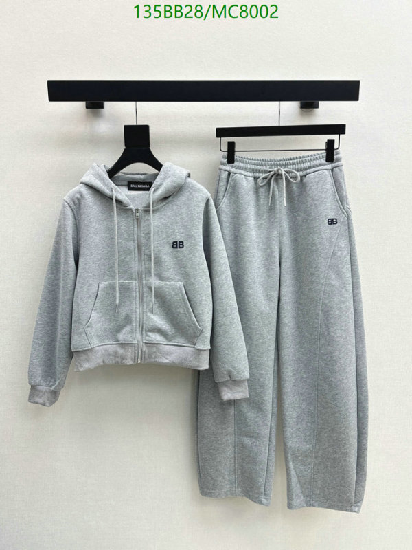 Balenciaga-Clothing Code: MC8002 $: 135USD