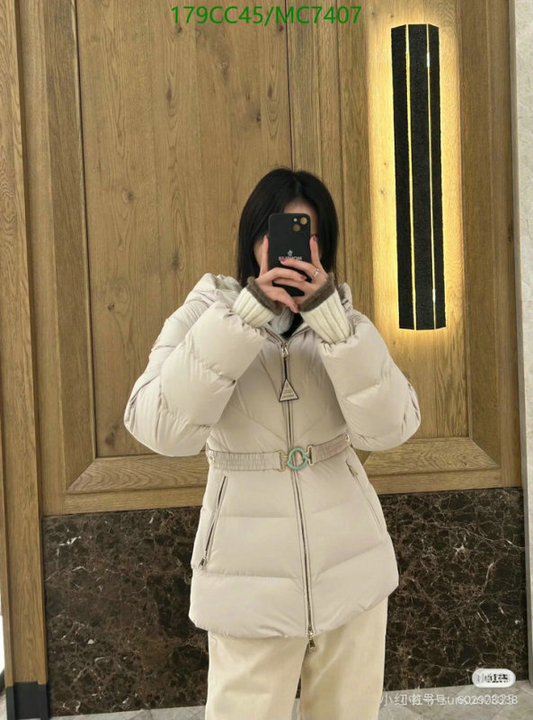 Moncler-Down jacket Women Code: MC7407 $: 179USD