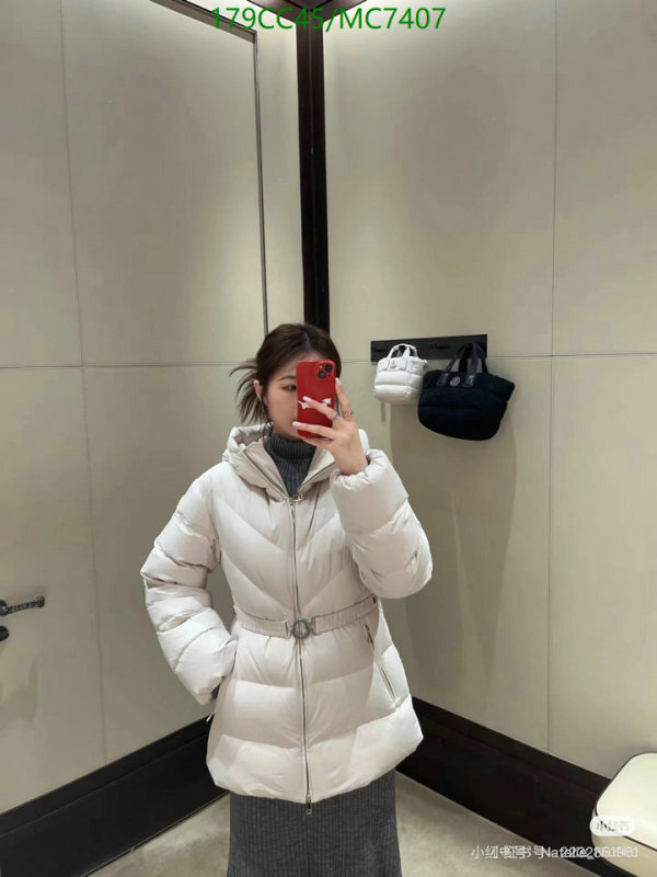 Moncler-Down jacket Women Code: MC7407 $: 179USD