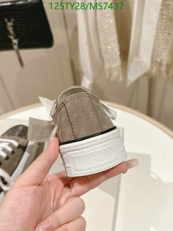 Brunello Cucinelli-Women Shoes Code: MS7437 $: 125USD