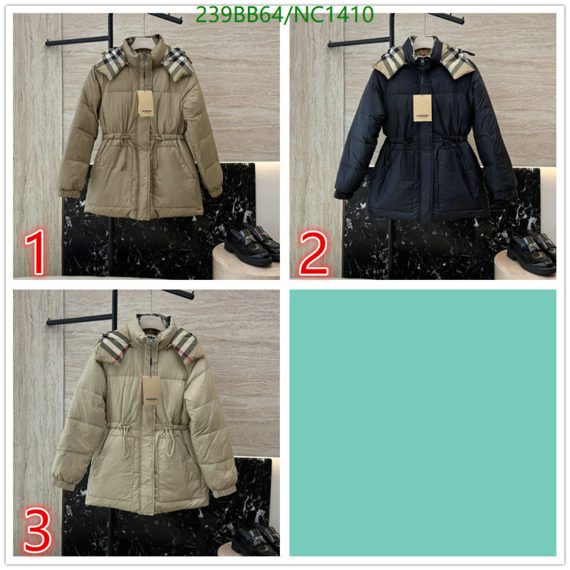 Burberry-Down jacket Women Code: NC1410 $: 239USD
