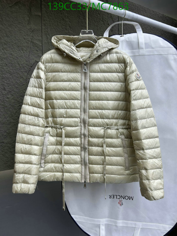 Moncler-Down jacket Women Code: MC7863 $: 139USD