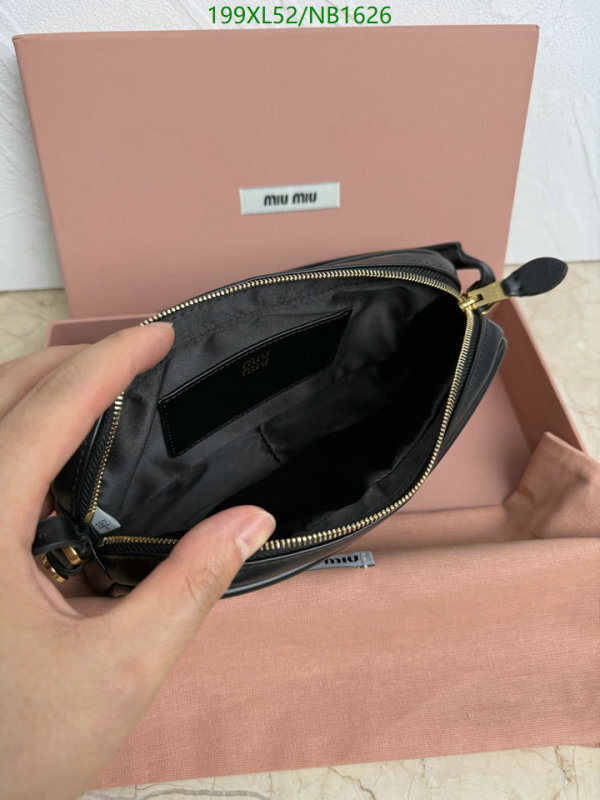 Miu Miu-Bag-Mirror Quality Code: NB1626 $: 199USD