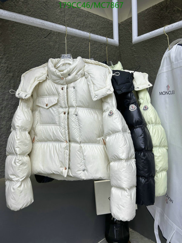 Moncler-Down jacket Women Code: MC7867 $: 179USD