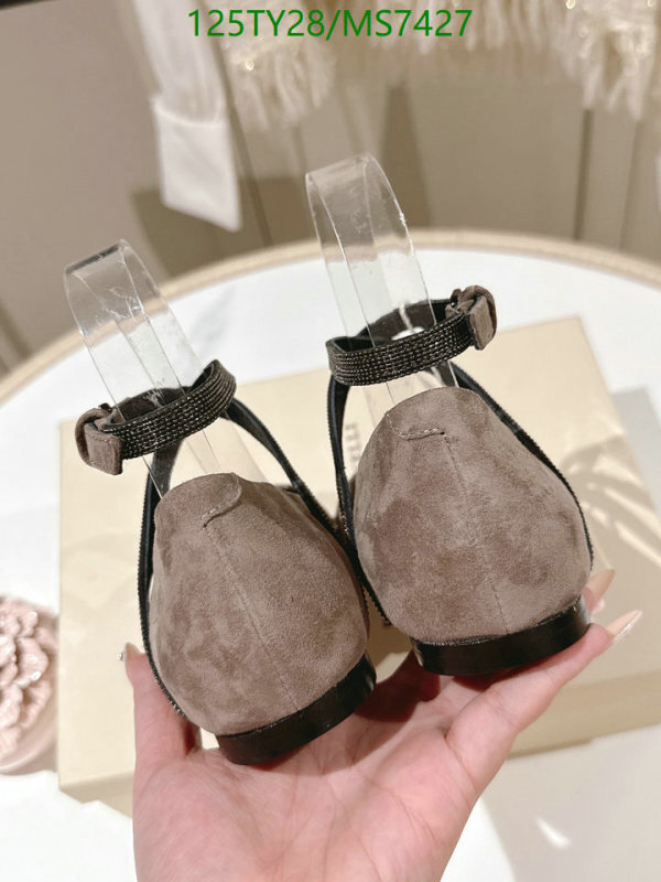 Brunello Cucinelli-Women Shoes Code: MS7427 $: 125USD