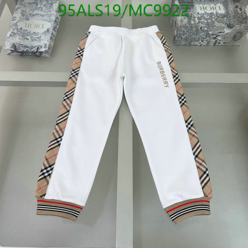 Burberry-Kids Clothing Code: MC9922 $: 95USD