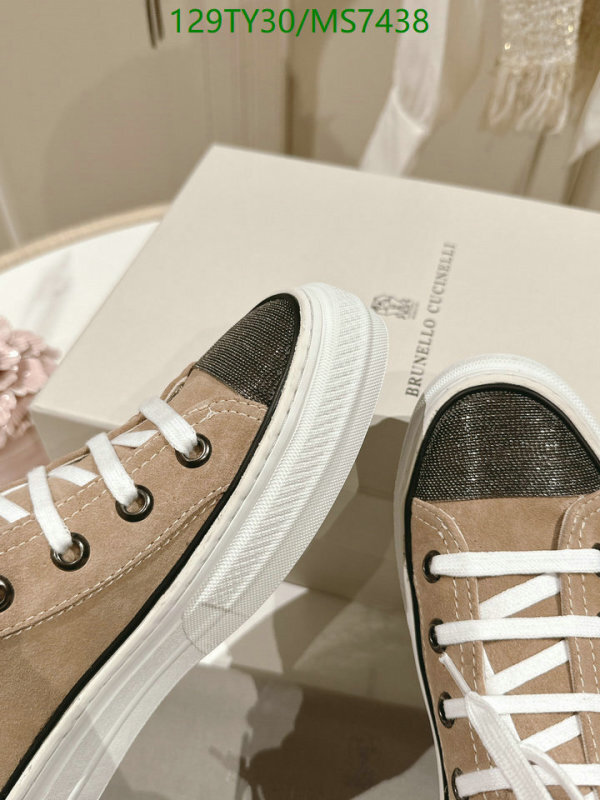 Brunello Cucinelli-Women Shoes Code: MS7438 $: 129USD