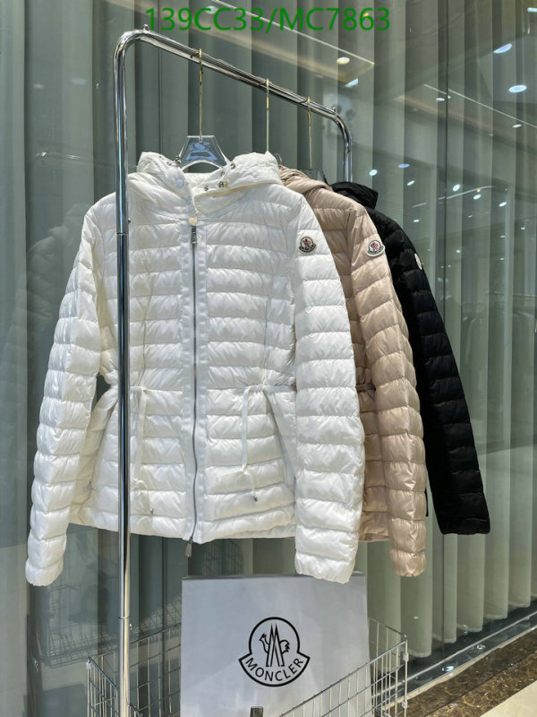 Moncler-Down jacket Women Code: MC7863 $: 139USD