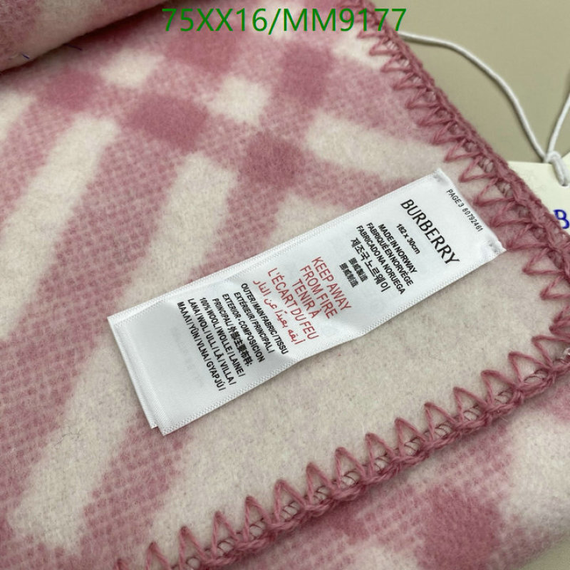 Burberry-Scarf Code: MM9177 $: 75USD