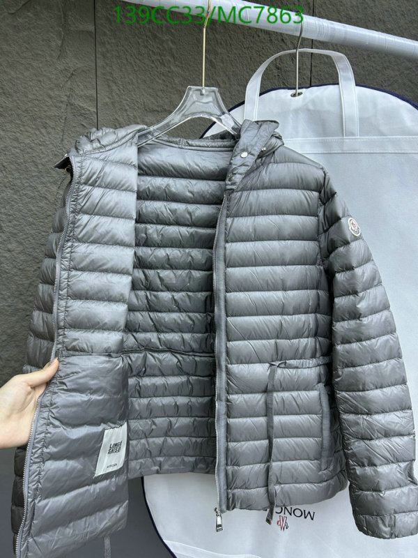 Moncler-Down jacket Women Code: MC7863 $: 139USD