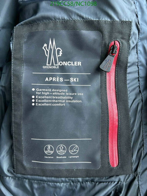 Moncler-Down jacket Men Code: NC1098 $: 219USD
