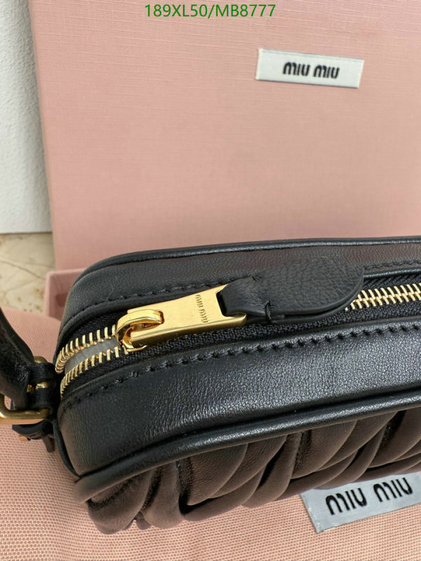 Miu Miu-Bag-Mirror Quality Code: MB8777 $: 189USD